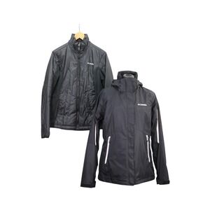 Columbia women's 3-in-1 Interchange gorpcore minimalist outdoor jacket L